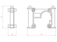 Prodlužovací element 10-50 mm, do betonu KAISER 1261-10