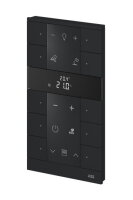 Ovládací prvek Tenton ABB KNX 10nás s termostatem, mechová černá