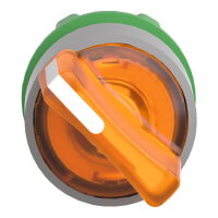 ORANŽOvládací hlavice otočná prosvětlená,2 pozice pevné ŠE SCHNEIDER ZB5AK1253C0