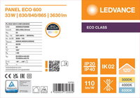 LED panel ECO 600 MULTI SELECT E 33W 8304065 LEDVANCE 4099854726989