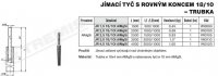 Jímací tyč s rovným koncem-trubka JR 3,0 18/10t AlMgSi 3,0m Tremis VN3110