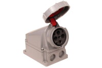 Nástěnná zásuvka IP67/400V/63A/4P 6h - SpeedPRO FAMATEL 24394