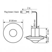 EP10424601 Čidlo pohybu 360° MD Compact