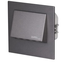 Světlo LED NAVI s RF přijímačem pod omítku 230Vstř IP20 GRAFIT NEUTRÁLNÍ BÍLÁ
