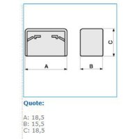 LM 15X17 B 05486 Koncovka pro minikanály 15x17 - hnědá IBOCO B05486