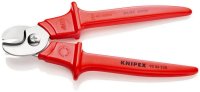 Kabelové nůžky Rukojeti přestříkány umělou hmotou 230 mm KNIPEX 95 06 230