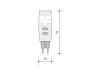 KAPSULE LED 270 světelný zdroj G4, teplá bílá PANLUX PN65101002