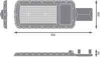 LEDVANCE URBAN LITE XL 150W 865 IP65 GY