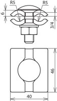 Paralelní svorka nerez pro prům. 7-10mm DEHN 306029