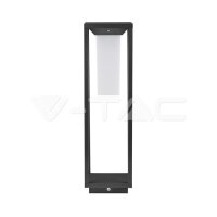 4W LED Solar Bollare Light SAMSUNG CHIP Grey Body 3000K, VT-66 V-TAC SKU785
