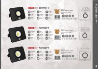 Reflektor LED VANA se SENSOR 195/265Vac 10W 5000K