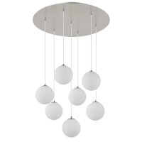 Závěsné svítidlo RIHA nikl 7x3,50W G9 IP20 GLOBO 56140-7H