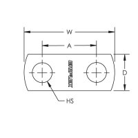 Sada šroubů pro nulovou sběrnici EBC133 ERICO KIT-EBC133-15