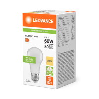 LED CLASSIC A P 8W 830 Frosted E27 LEDVANCE 4099854485534
