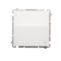 Ovladač zapínací SVĚTLO, řazení 1/0, 10AX, 250V~, bílá KONTAKT SIMON BMS1.01/11