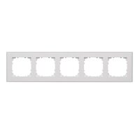 Rámeček 5 násobný bílá KONTAKT SIMON TRD5.163/111