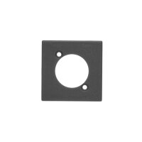 Kryt K45 prázdný pro konektory XLR 45×45mm grafitově-šedá KONTAKT SIMON K122/14