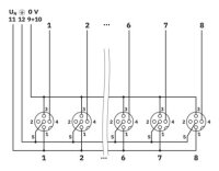 Rozvodná skříň SACB-8/ 8-M23 180 PHOENIX CONTACT 1692776
