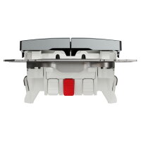 Přepínač střídavý ř.6+6,Leštěný Titan,Sedna Design/Elements SCHNEIDER SDD172108U