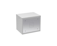 Nástěnný nýtovaný rozvaděč GrandN DUO 9U s prosklenými dveřmi,hl.450mm 83000383