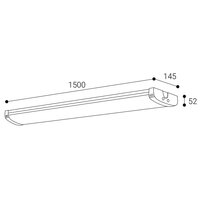 Stropní svítidlo RUDY 150 28-50W 3000K/3500K/4000K bílá LED2 1222651