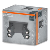 LED SPOT ANGULAR BLACK 4XGU10 PLATE OSRAM 4099854589164