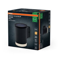 ENDURA Style Solar Wall Oxford Dark Gray OSRAM 4099854455834