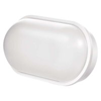 LED NÁSTĚNNÉ SV. OVÁL BÍLÁ IP65 20W WW