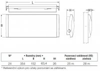 Nouzové svítidlo F65 LED LI-FE SE 1,5h