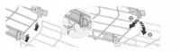 Žlab drátěný Klik s integrovanou spojkou 500x100 mm, 3 m, GZ HL CVF100.500