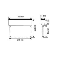 EsyLux EN10030321 Nouzové svítidlo SLC EL LED 3h 25m IR SC/C SM