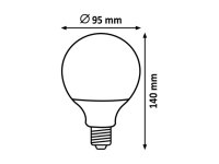 Světelný zdroj SMD-LED E27 G95 14W 1521Lm 2700K RABALUX 1577