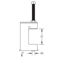 šroubovací příchytka STCB10M 181580 ERICO STCB10M 181580
