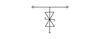 Svorka pro moduly dvoupatrovás diodou šedá 2,5mm2 Wago 870-523/281-595