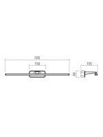Nástěnné svítidlo STEAM AP LED 12W 4000K SWH REDO 01-3085