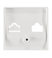 Kryt datové zásuvky 1x RJ45, bílý SCHRACK EV104003--