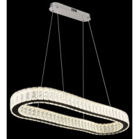 Závěsné svítidlo GLOBO MUCKY chrom/křišťál LED 58W 230V, 497-3566lm 2700-6000K