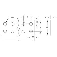 Sbernice derovana DPCB100x5 - 1,75 metru, 550440 ERICO DPCB 100X5 550440
