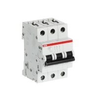 S203M-D10 3 fázový jistič 10 A char. D 10kA ABB 2CDS273001R0101