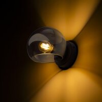 SOLARIS přisazená kouřové sklo/černá 230V E14 7W RENDL R13996