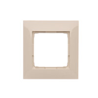 Rámeček 1-násobný Simon 54 Premium, IP20/IP44, krémová KONTAKT SIMON DR1/41