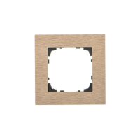 Rámeček 1 násobný, kovový nerez champagne KONTAKT SIMON TRN1/189