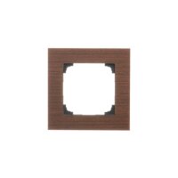 Rámeček 1 násobný, dřevěný ořech KONTAKT SIMON TRN1/187