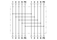 QPD H 4PE2,5 4X6-11 BK Rozvodka H QUICKON 1406368