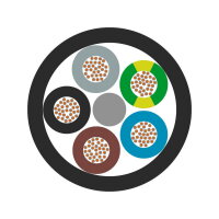 Spirálový kabel SPIRAL H07BQ-F BLACK 3G1,5/2000 LAPP 70002753