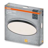 CEILING LUXO BLACK ? 56 cm 60W 3000K IP20 BLACK OSRAM 4099854651557