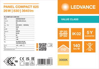 LED panel COMPACT 625 26W 830 LEDVANCE 4099854739187