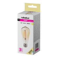 Světelný zdroj Filament LED, E27 ST64, 10W, 1380lm, 3000K RABALUX 79226