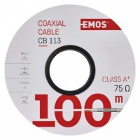 Koaxiální kabel CB113, 100m EMOS S5261