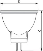 Reflektorová LED žárovka PHILIPS CorePro LEDspot 2.3-20W 827 MR11 36D